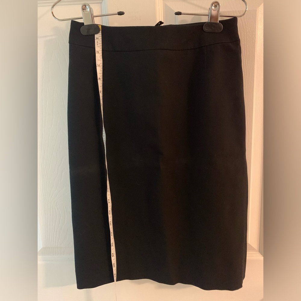 Black pencil skirt